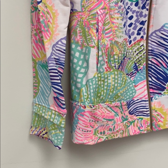 Like New Lilly Pulitzer cotton zip up - Picture 5 of 8